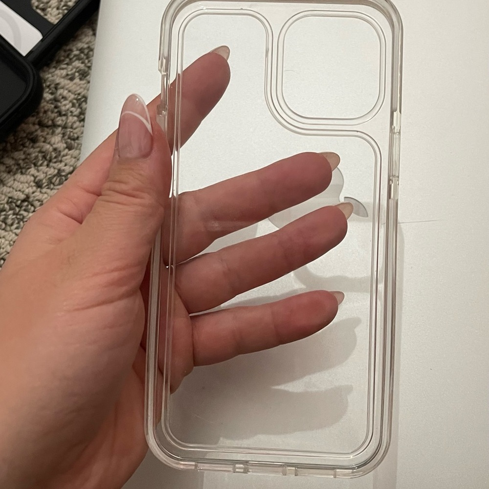 iPhone 12 Promax clear phone case
